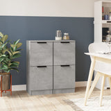Sideboards 2 pcs Concrete Grey 30x30x70 cm Engineered Wood 811178