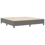 Platform Bed Frame Light Grey 200 x 200 cm Fabric 3337427