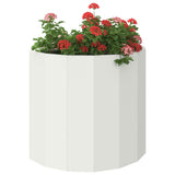 Planter White 60 x 30 x 50 cm Steel 883718