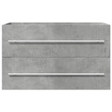 Sink Cabinet Concrete Grey 80x38,5x48 cm Engineered Wood 856228