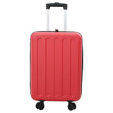 Suitcase Folding with Lock Red 43 x 27 x 66 cm ABS Plastic 42006247