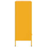 Highboard Mustard Yellow 68x39x101.5 cm Steel 843105