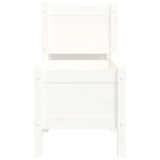 Planter White 178.5x44x75 cm Solid Wood Pine 822248