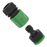 Garden Hose with Fitting Set Green 0.75" 50 m PVC 154384