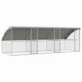 Chicken Cage 3 pcs Silver 600 x 200 x 200 cm Galvanised Steel 3368315