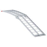 Motorcycle Ramp Folding Silver 180 x 28 x 5 cm Aluminium 42021088