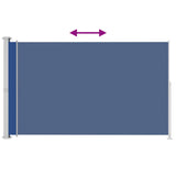 ZNTS Patio Retractable Side Awning 180x300 cm Blue 313403