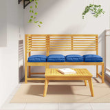 Cushion 4 pcs Royal Blue 40 x 40 x 8 cm Oxford Fabric 42001595