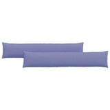 Sofa Pillows 2 pcs Jeans Blue 200 x 40 cm Fabric 42013882