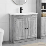 Bathroom Furniture Set Grey Sonoma 78.5 x 37.5 x 81 cm 3404140