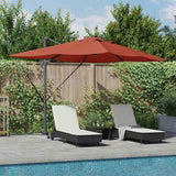 Umbrella Terracotta 352 x 251 x 265 cm Polyester and Aluminium 42003334