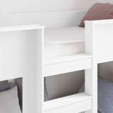 Bunk Bed for Kids White 90 x 190 cm Engineered Wood 3410395