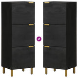 Highboard Black 40x33x110 cm Engineered Wood 4017677