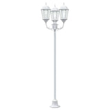 Garden Light White 57 x 49 x 241 cm Aluminium and Glass 42000340