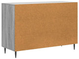 Sideboard Grey Sonoma 89 x 34.5 x 80 cm Engineered Wood 894881