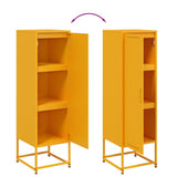 Highboard Mustard Yellow 36x39x123 cm Steel 846527