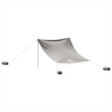 Beach Canopy with Sand Anchors Grey 304x300 cm 4008646