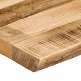 Table Top Live Edge 70x40x2.5 cm Solid Wood Rough Mango 370657