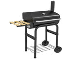 Charcoal BBQ, with Thermometer, Shelves and Wheels T3398P314719