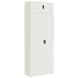 ZNTS File Cabinet White 90x40x240 cm Steel 3188315