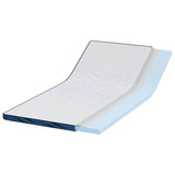 Mattress Pads White and blue 90 x 200 cm Gel Memory Foam 4106256