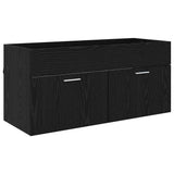 Bathroom Cabinet Black Oak 100 x 38.5 x 46 cm Engineered Wood 3416131