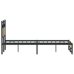 Bed Frame without Mattress Sonoma Oak 120x200 cm Engineered Wood 4106960
