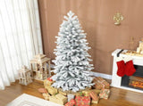 6ft Flocked Artificial Christmas Tree T3398P424895