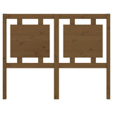 Bed Headboard Honey Brown 125.5x4x100 cm Solid Pine Wood 817933