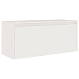 TV Cabinets 4 pcs White Solid Wood Pine 3100220