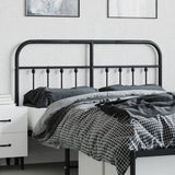 Metal Replace Headboard Black 140 cm 352611