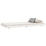 Bed Frame without Mattress White 90x200 cm Solid Wood Pine 823495