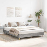 Bed Frame Grey Sonoma Engineered wood, Solid eucalyptus wood, Plywood 3328713