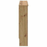 Radiator Cover Artisan Oak 152 x 19 x 81.5 cm Engineered Wood 884090