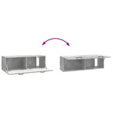 Wall-Mounted TV Cabinet Concrete Grey 98 x 31 x 30 cm 898728