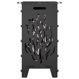 Fire Pit Black 47 x 38 x 75 cm Steel 8012586