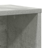 Bookcase Concrete Grey 60x24x101.5 cm Engineered Wood 860394