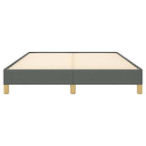 Bed Frame without Mattress Dark Grey 152x203 cm Queen Fabric 346860