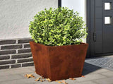 Garden Planters 2 pcs 40x40x40 cm Weathering Steel 851065