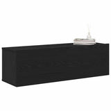 TV Cabinet 2 pcs Black 100 x 30 x 30 cm Engineered Wood 862106