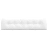 Back Pillow White 180 x 24 x 50 cm Fabric 42014568