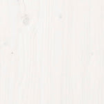 Sideboard White 70x35x80 cm Solid Wood Pine 813750