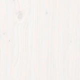 Bed Headboard White 145.5x4x100 cm Solid Wood Pine 818571