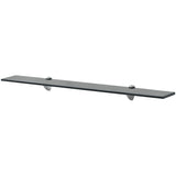 Floating Shelves 2 pcs Glass 80x10 cm 8 mm 3051507