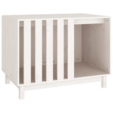Dog House White 90x60x67 cm Solid Wood Pine 822487