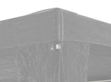 Party Tent Light Grey 1200 x 300 x 255 cm PE and Steel 42032993