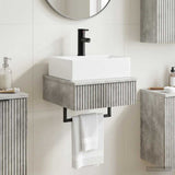 Wall-Mounted Wash Basin Concrete Grey 40 x 41 x 39 cm 890201