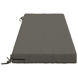 2-Piece Bench Cushions SOEST 2 pcs 100% Polyester Grey 950319