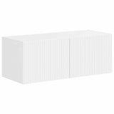 TV Cabinet Set 4 pcs High Gloss White Engineered Wood 3409037