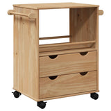 Kitchen Trolley OTTA 59x45x80 cm Solid Wood Pine 4013465